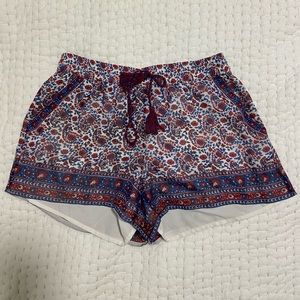 Joie silk flowy shorts